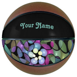 移カラフル動抽象芸術トリップ（幻覚体験）のようなフラクタル名 バスケットボール