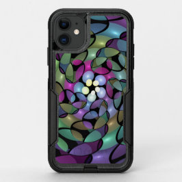移カラフル動抽象芸術トリップ（幻覚体験）のようなフラクタル芸術 オッターボックスコミューターiPhone 11ケース