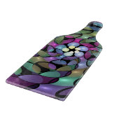 移カラフル動抽象芸術トリップ（幻覚体験）のようなフラクタル芸術 カッティングボード (角)