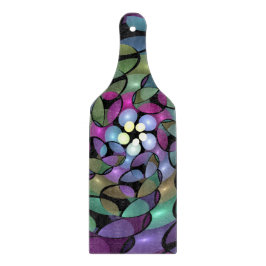 移カラフル動抽象芸術トリップ（幻覚体験）のようなフラクタル芸術 カッティングボード