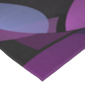 移カラフル動抽象芸術トリップ（幻覚体験）のようなフラクタル芸術 テーブルクロス (アングル)