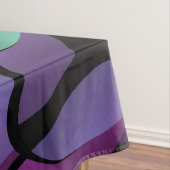 移カラフル動抽象芸術トリップ（幻覚体験）のようなフラクタル芸術 テーブルクロス (インサイチュ)