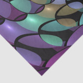 移カラフル動抽象芸術トリップ（幻覚体験）のようなフラクタル芸術 薄葉紙 (詳細)