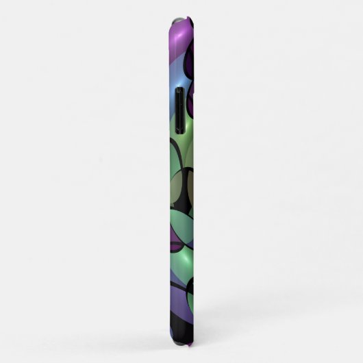 移カラフル動抽象芸術トリップ(幻覚体験)のようなフラクタル芸術 Case-Mate iPhoneケース (裏面/右)