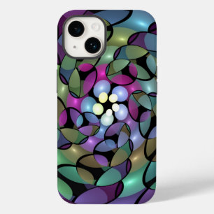 移カラフル動抽象芸術トリップ(幻覚体験)のようなフラクタル芸術 Case-Mate iPhone 14ケース