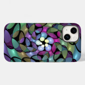移カラフル動抽象芸術トリップ（幻覚体験）のようなフラクタル芸術 Case-Mate iPhoneケース (裏面 (横))