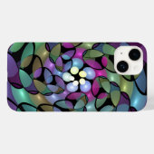 移カラフル動抽象芸術トリップ(幻覚体験)のようなフラクタル芸術 Case-Mate iPhoneケース (裏面 (横))