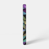 移カラフル動抽象芸術トリップ（幻覚体験）のようなフラクタル芸術 SAMSUNG GALAXYケース (左側面)