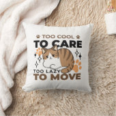 移クール動が遅いリラックス猫 クッション (ブランケット)