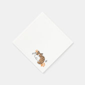 移クール動が遅いリラックス猫 スタンダードカクテルナプキン (角)