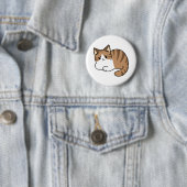 移クール動が遅いリラックス猫 缶バッジ (インサイチュ)