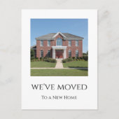 移シンプル動した写真 案内ポストカード (正面)