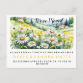 移スタイリッシュ動した住所の変更 案内ポストカード (正面)