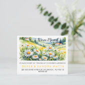 移スタイリッシュ動した住所の変更 案内ポストカード (スタンド正面)