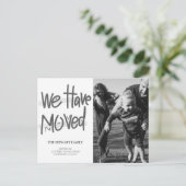 移モダン動した手書き写真 案内ポストカード (スタンド正面)