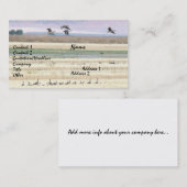 移住のガチョウの名刺 名刺 (正面/裏面)