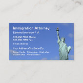 移住の法律の弁護士 名刺 (正面)