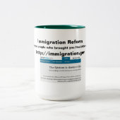 移住改良のマグ ツートーンマグカップ (中央)