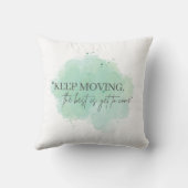 移保動し最高のてもインスピレーション来を受ける クッション (裏面)