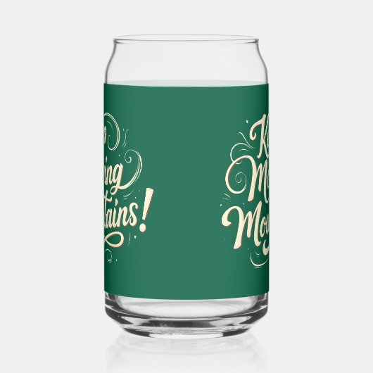 移保動する山やる気を起こさせるデザイン ガラス缶 (左)