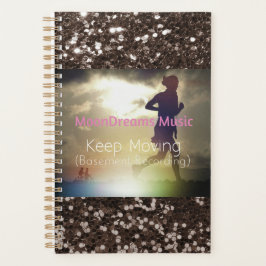 移保動ブラウンフェイクグリッター プランナー手帳