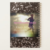 移保動ブラウンフェイクグリッター プランナー手帳 (裏面)