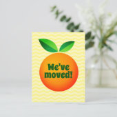 移動おもしろいしたアドレスの変更 ポストカード (スタンド正面)