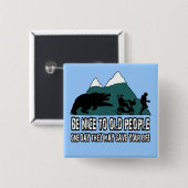 移動おもしろいスクーター 缶バッジ (正面&裏面)