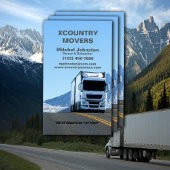 移動およびストレージ会社 名刺