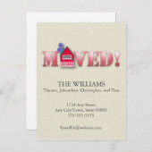 移動された発表(赤) 案内ポストカード (正面/裏面)