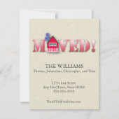 移動された発表（赤） 案内状 (正面)