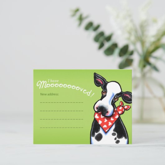 移動されたSweetheart Cowのアドレス変更のお知らせ 案内ポストカード (スタンド正面)