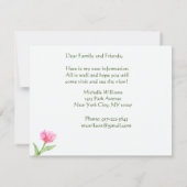 移動したおもしろいの水彩都市の移動 案内状 (裏面)