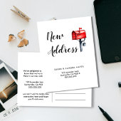 移動したアドレスの変更メールボックス 案内ポストカード