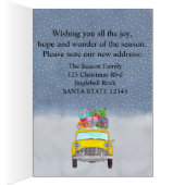 移動したクリスマスイエローキャブフォトカード (内側 (右))