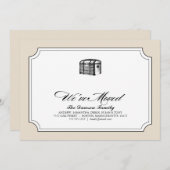 移動したトランク内 案内状 (正面/裏面)