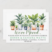 移動したプラントポットの変更 招待状 (正面/裏面)