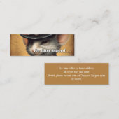 移動したマウス スキニー名刺 (正面/裏面)