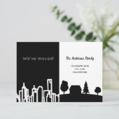 移動したミニマル白黒の都市国 案内状 (スタンド正面)