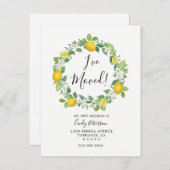 移動したレモン | お知らせはがき 案内ポストカード (正面/裏面)