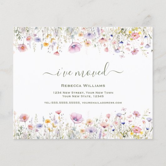 移動した予算ワイルドフラワー | 新しいアドレス (正面)