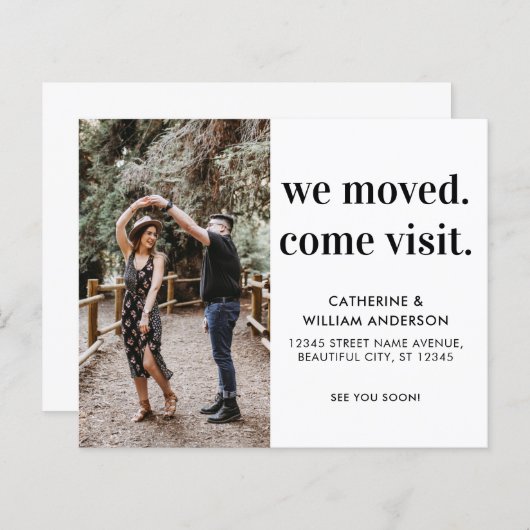 移動した予算来写真移動カード (正面/裏面)