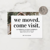 移動した予算来写真移動カード ノートカード (正面/裏面インサイチュ)