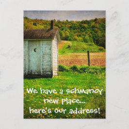 移動した新おもしろいしいアドレス 案内ポストカード