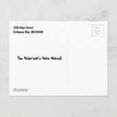 移動した新おもしろいしいアドレス 案内ポストカード (裏面)