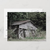 「移動した」アドレス変更ポストカード 案内ポストカード (正面/裏面)