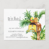移動した、メールボックスのPineapple新しいアドレス 案内ポストカード (正面)