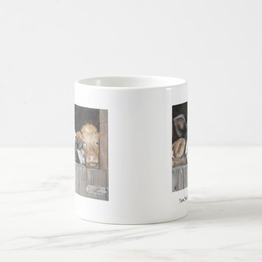 移動して下さい! マグを脅かして下さい コーヒーマグカップ (中央)