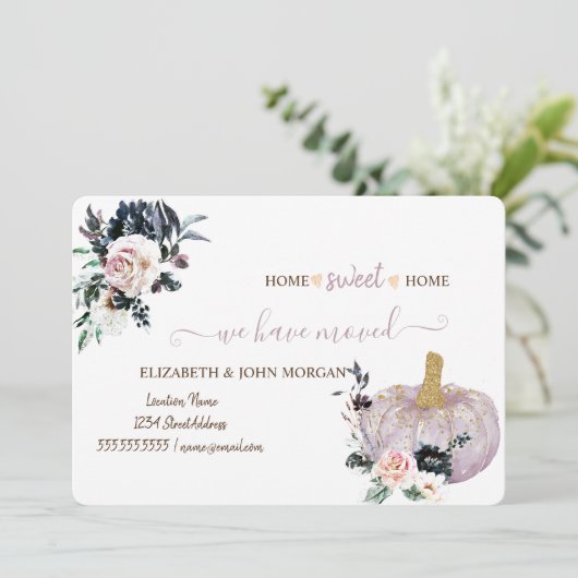 移動しました,水彩のきらきらしたかぼちゃ,花 (スタンド正面)