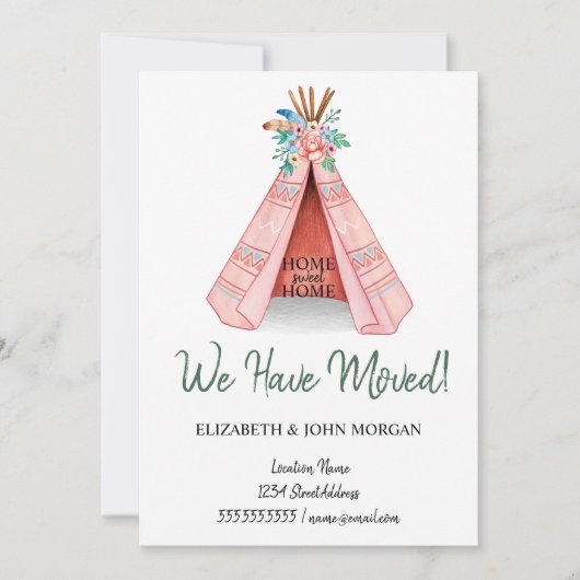 移動しました、部族のテント  移動 (正面)